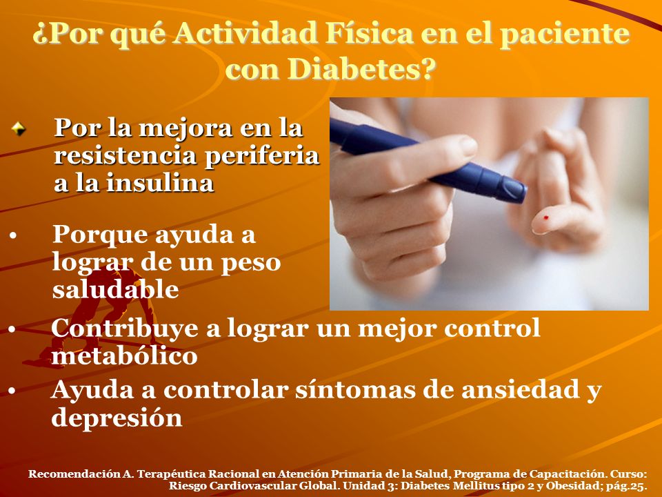 ¿Por qué Actividad Física en el paciente con Diabetes