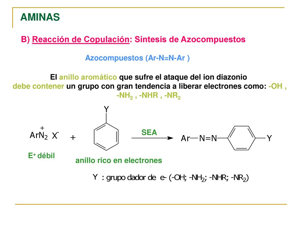 El anillo aromático que sufre el ataque del ion diazonio