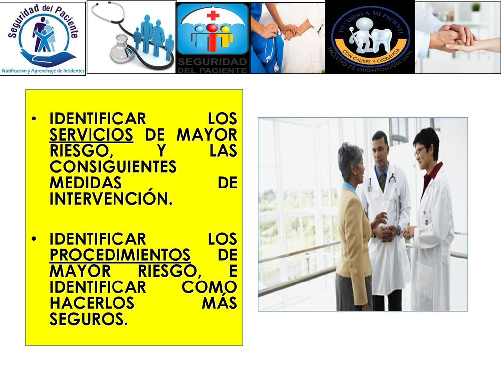 IDENTIFICAR LOS SERVICIOS DE MAYOR RIESGO, Y LAS CONSIGUIENTES MEDIDAS DE INTERVENCIÓN.