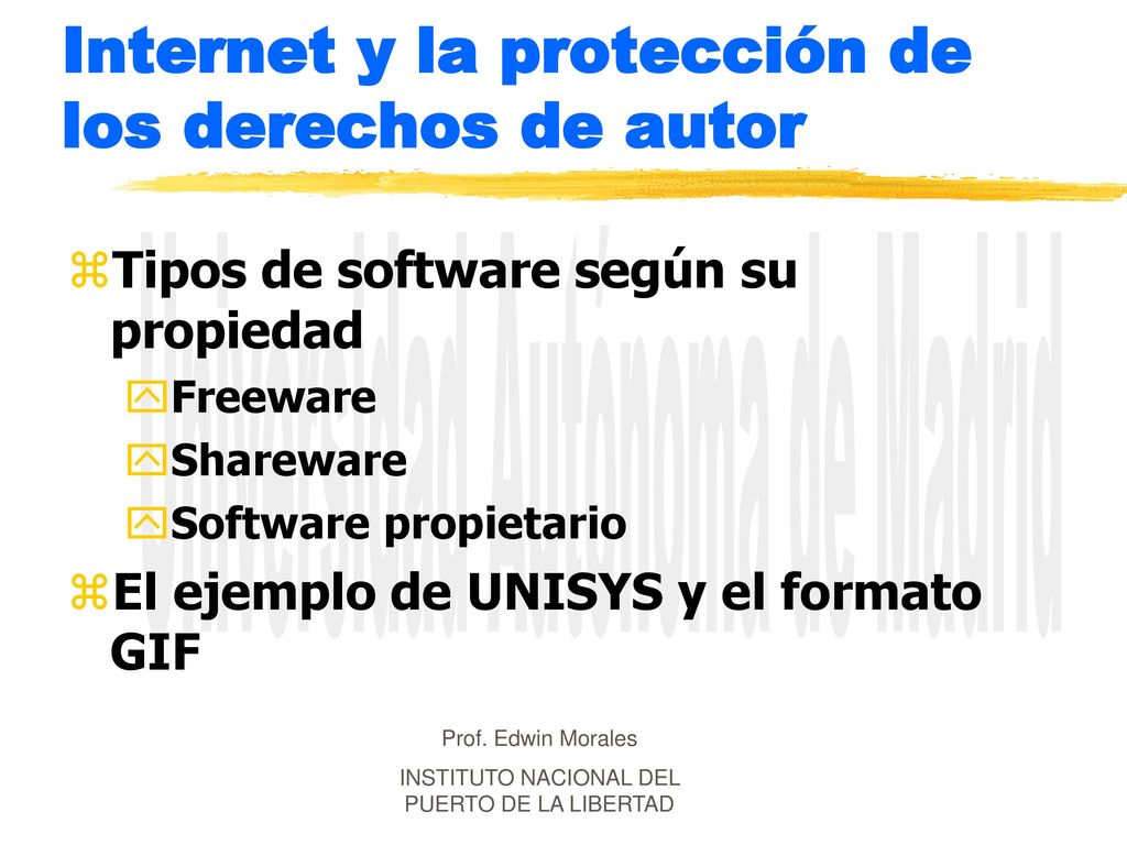 Internet y la protección de los derechos de autor