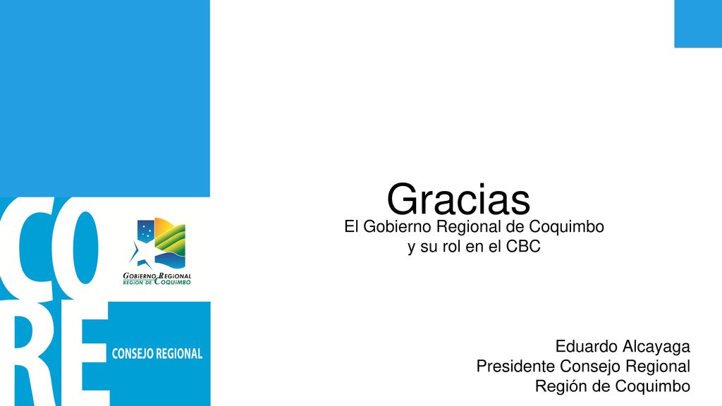 El Gobierno Regional de Coquimbo y su rol en el CBC