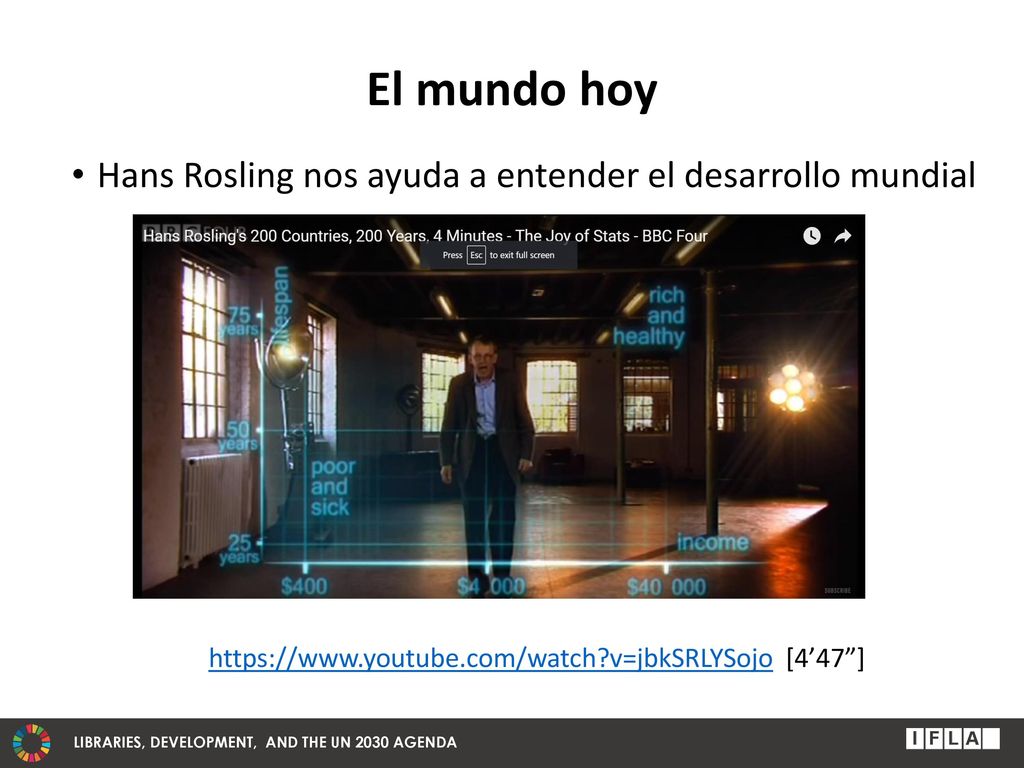 El mundo hoy Hans Rosling nos ayuda a entender el desarrollo mundial