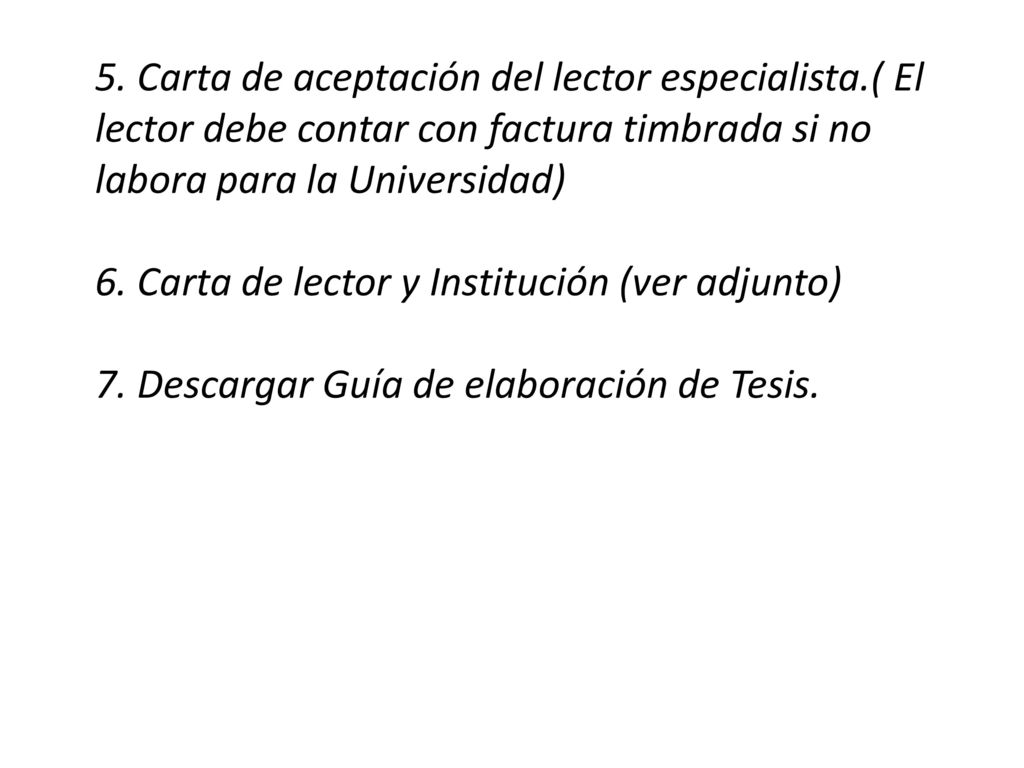 5. Carta de aceptación del lector especialista