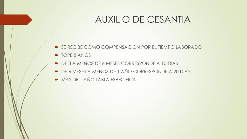 AUXILIO DE CESANTIA SE RECIBE COMO COMPENSACION POR EL TIEMPO LABORADO