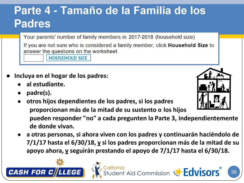 Parte 4 - Tamaño de la Familia de los Padres