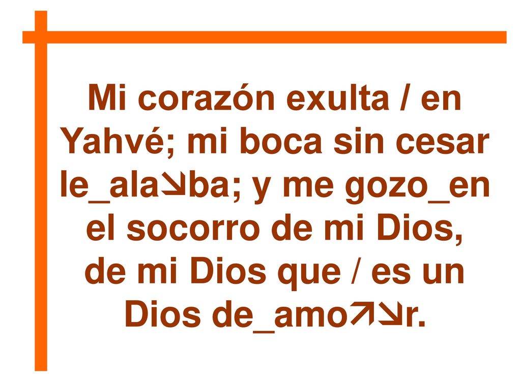 de mi Dios que / es un Dios de_amor.