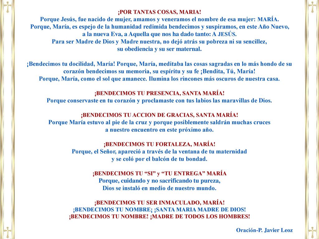 a la nueva Eva, a Aquella que nos ha dado tanto: A JESÚS.