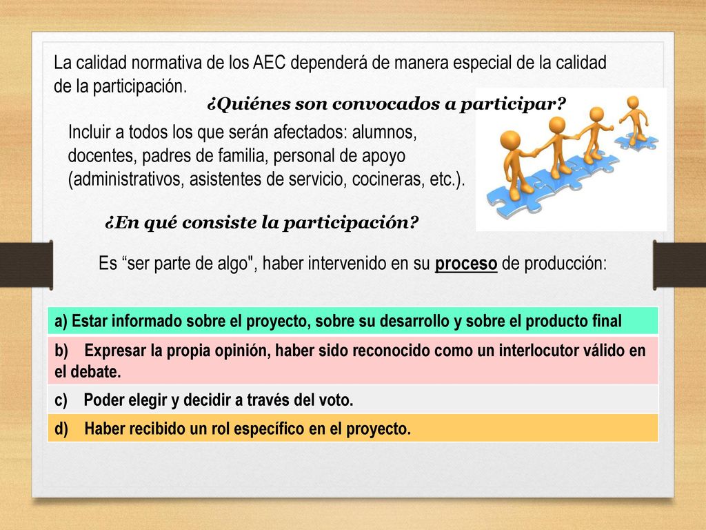 Es ser parte de algo , haber intervenido en su proceso de producción: