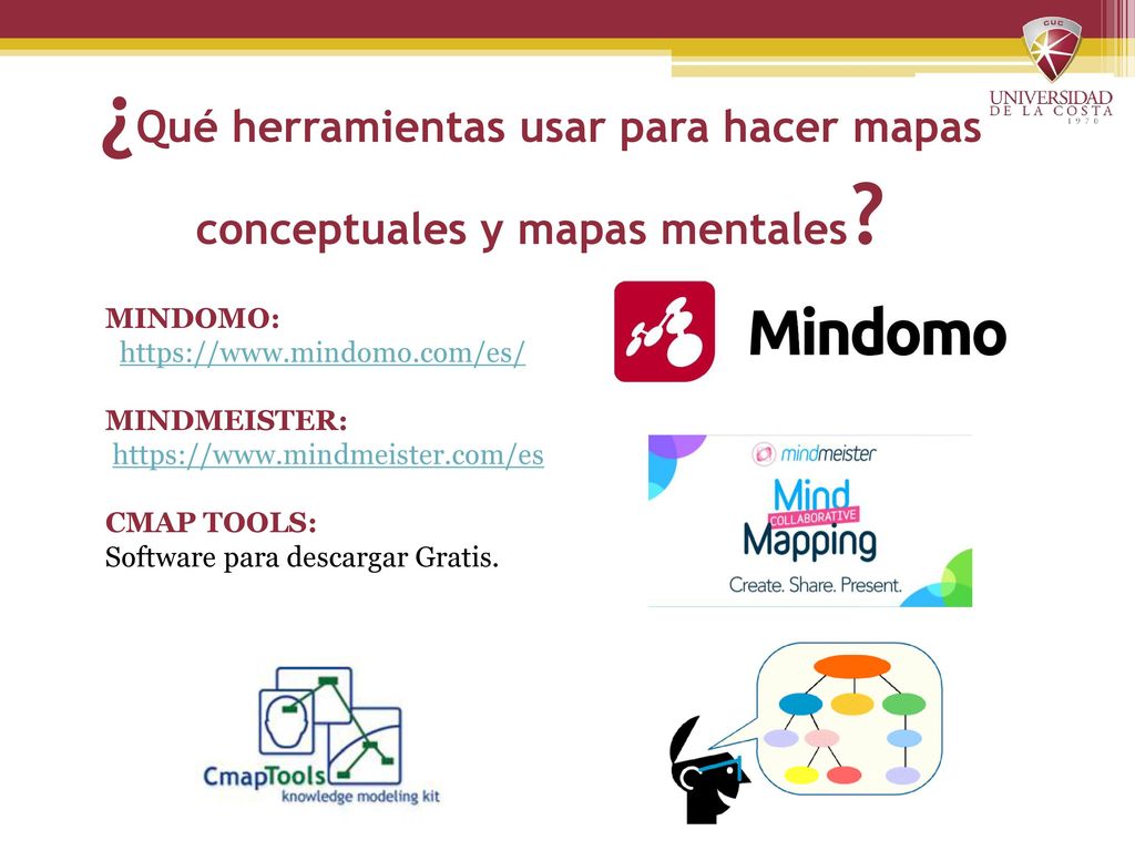 ¿Qué herramientas usar para hacer mapas conceptuales y mapas mentales