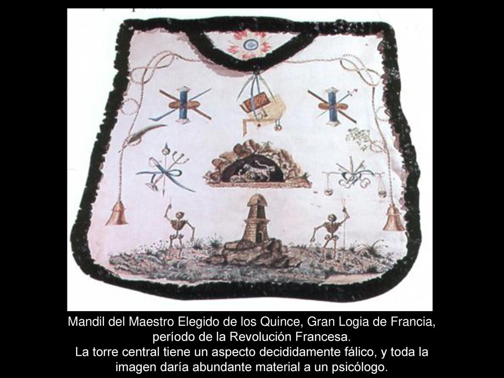 Mandil del Maestro Elegido de los Quince, Gran Logia de Francia,