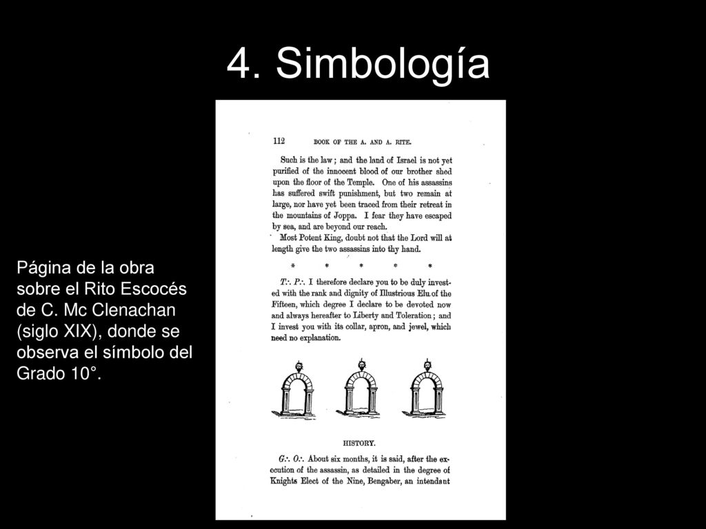 4. Simbología Página de la obra sobre el Rito Escocés