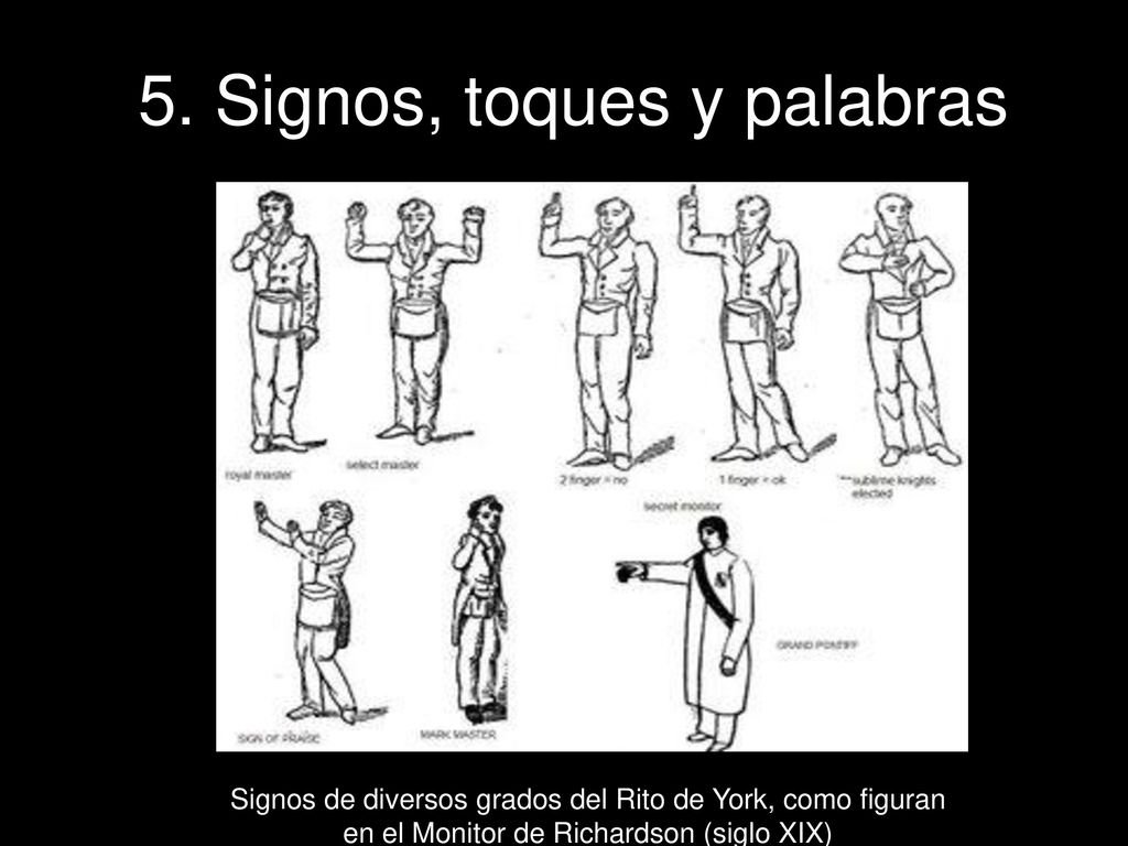 5. Signos, toques y palabras