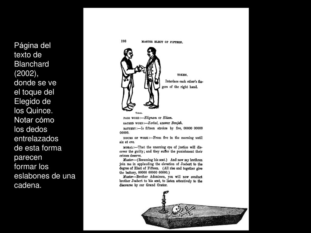 Página del texto de. Blanchard. (2002), donde se ve. el toque del. Elegido de. los Quince. Notar cómo.