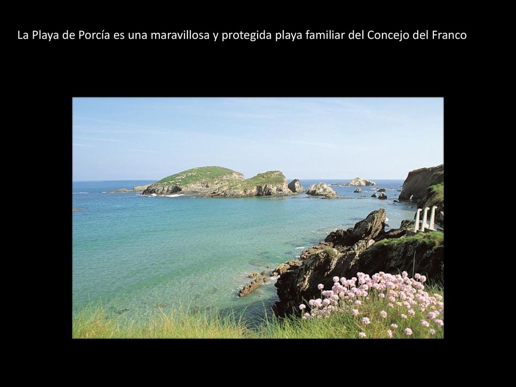 La Playa de Porcía es una maravillosa y protegida playa familiar del Concejo del Franco
