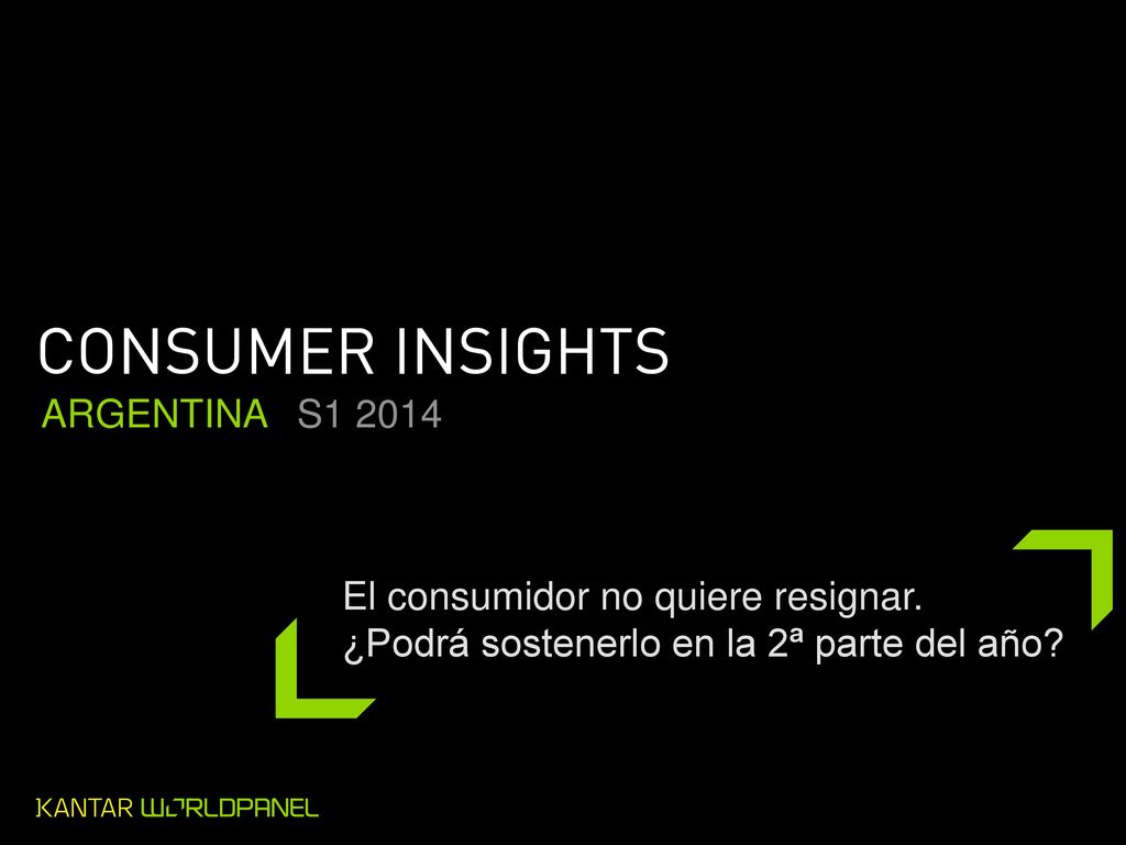 ARGENTINA S El consumidor no quiere resignar. ¿Podrá sostenerlo en la 2ª parte del año