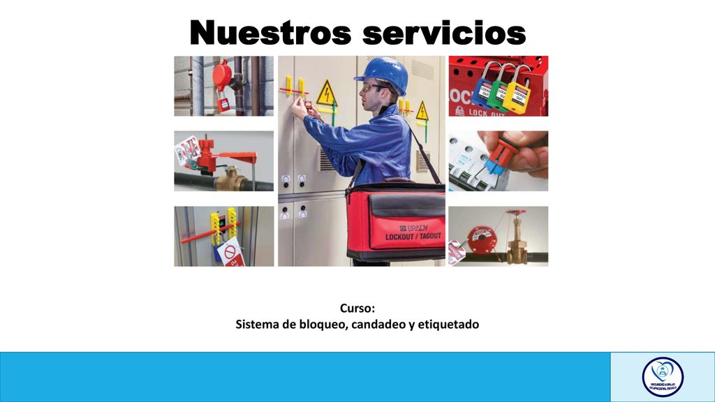Sistema de bloqueo, candadeo y etiquetado