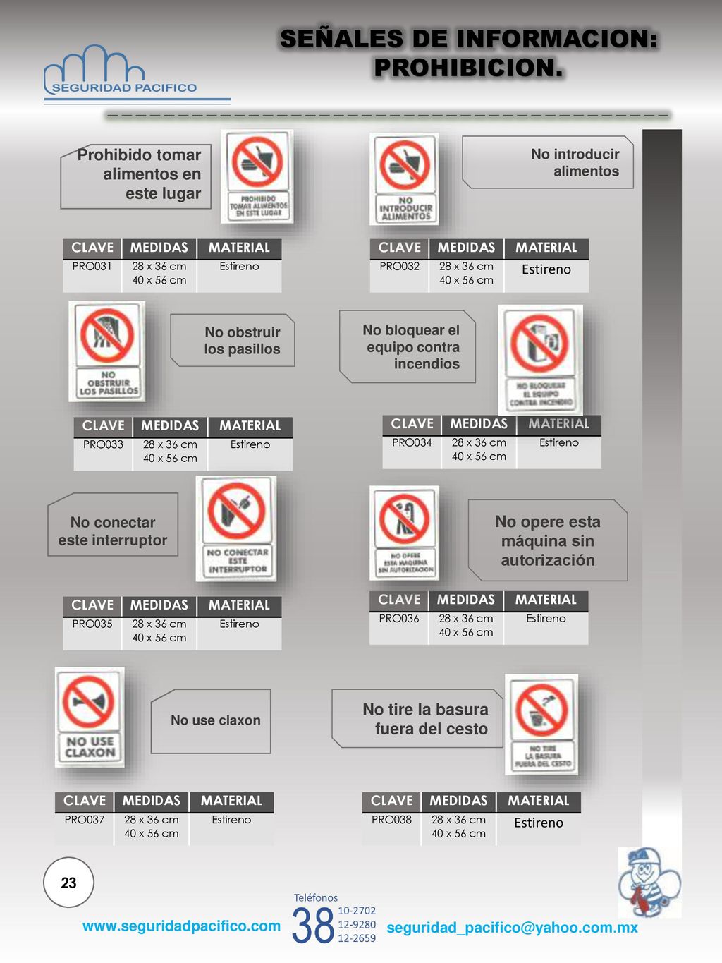 No conectar este interruptor No opere esta máquina sin autorización