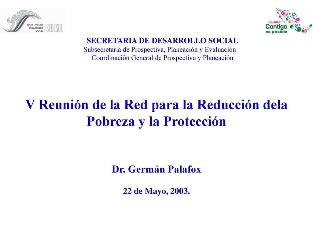 V Reunión de la Red para la Reducción dela Pobreza y la Protección