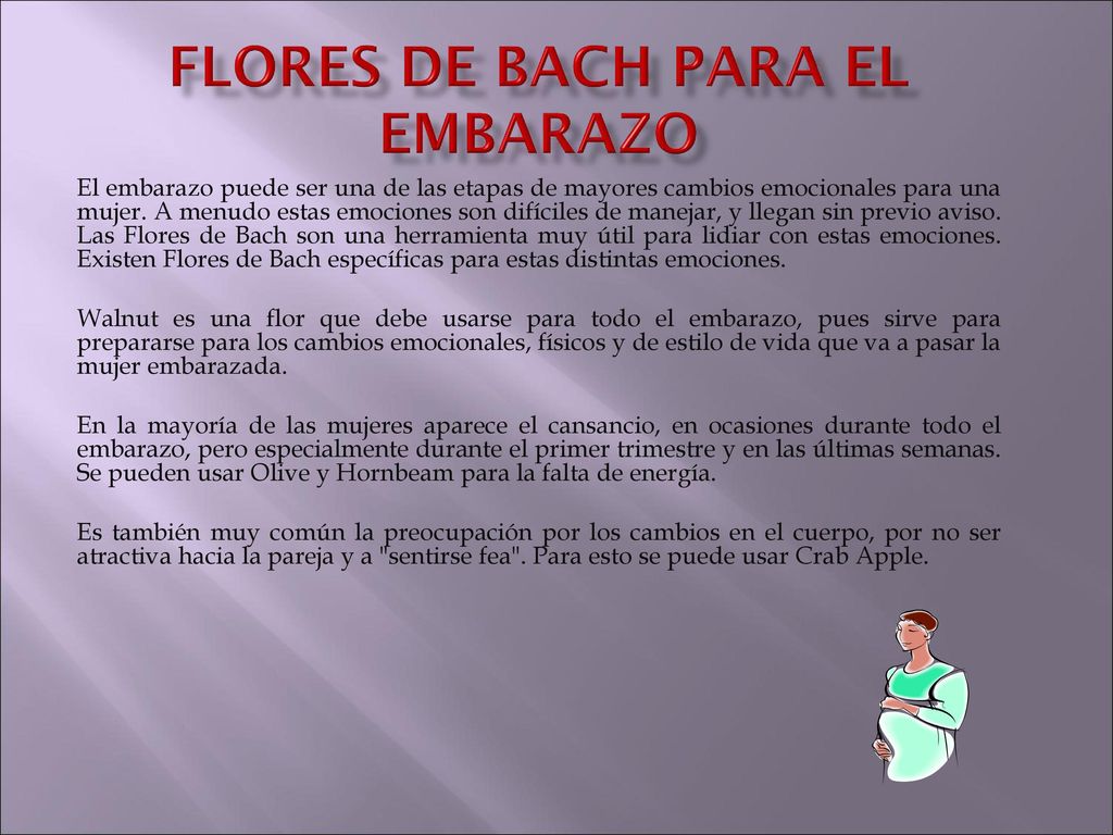 Flores de Bach para el embarazo - ppt descargar Flores de Bach para el embarazo - ppt descargar