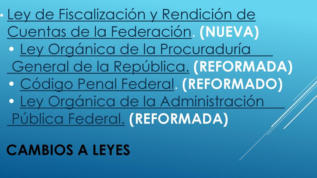 Ley de Fiscalización y Rendición de Cuentas de la Federación