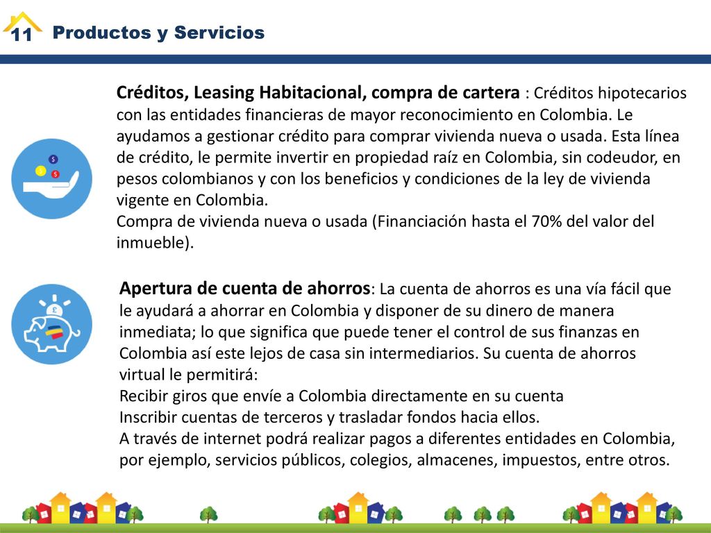 11 Productos y Servicios.