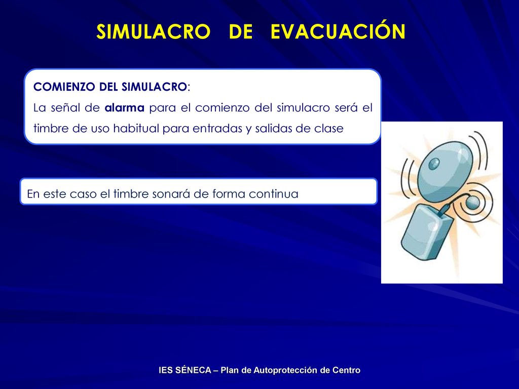 SIMULACRO DE EVACUACIÓN IES SÉNECA – Plan de Autoprotección de Centro