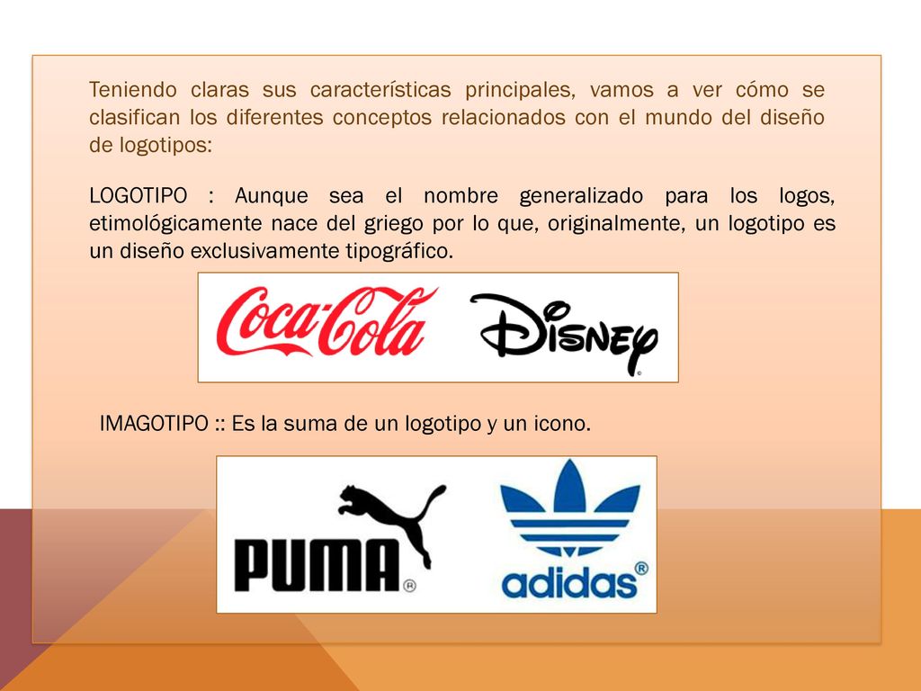 Teniendo claras sus características principales, vamos a ver cómo se clasifican los diferentes conceptos relacionados con el mundo del diseño de logotipos:
