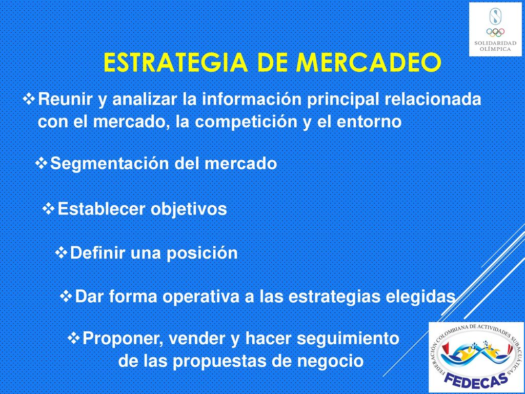 Proponer, vender y hacer seguimiento de las propuestas de negocio