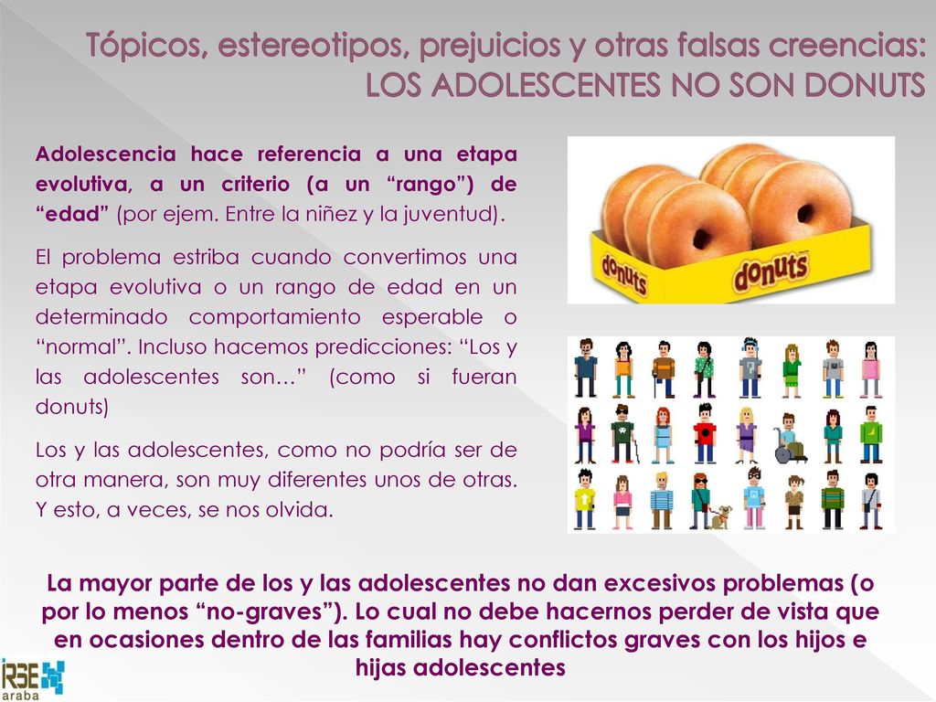 Tópicos, estereotipos, prejuicios y otras falsas creencias: