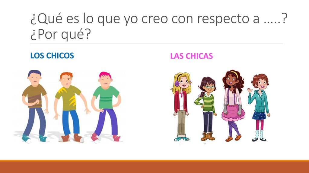 ¿Qué es lo que yo creo con respecto a ….. ¿Por qué
