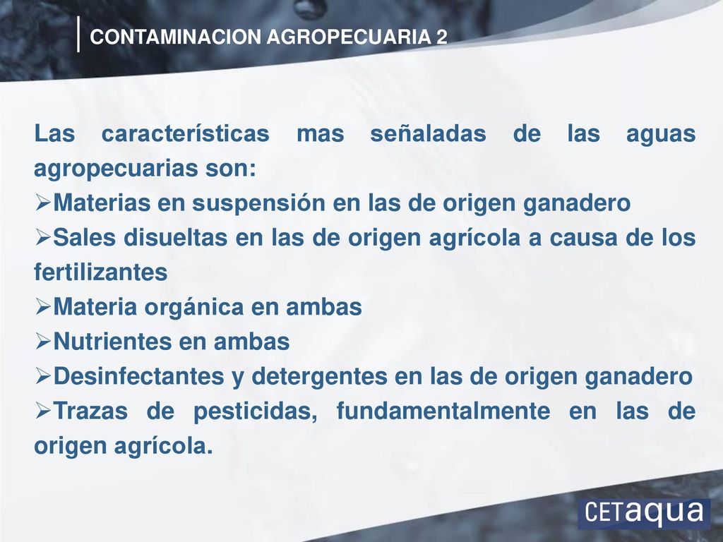 CONTAMINACION AGROPECUARIA 2