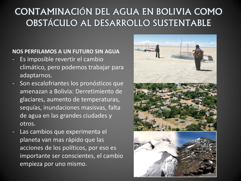 CONTAMINACIÓN DEL AGUA EN BOLIVIA COMO OBSTÁCULO AL DESARROLLO SUSTENTABLE