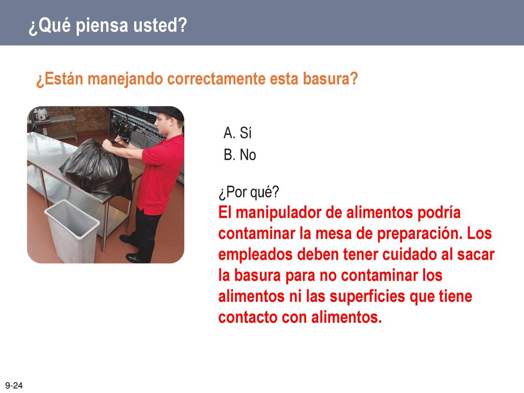 ¿Qué piensa usted ¿Están manejando correctamente esta basura