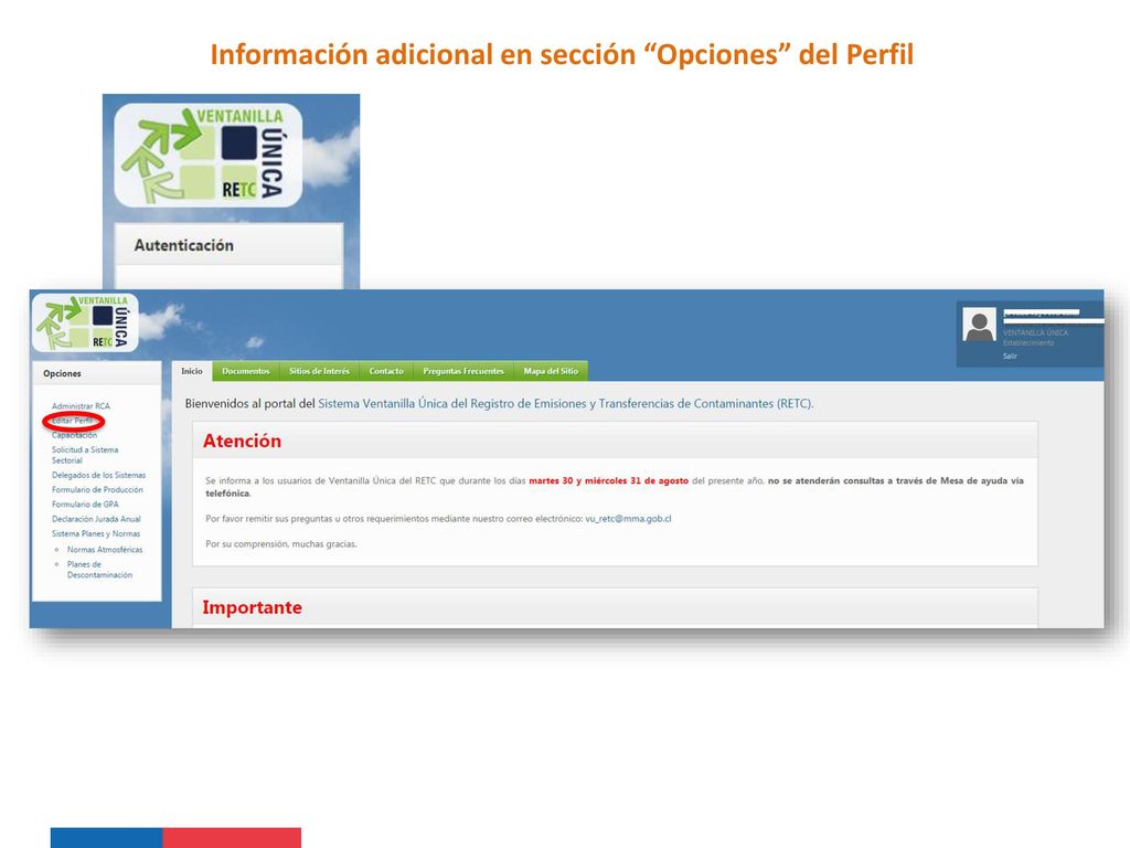¿Cómo se habilitan los Sistemas Sectoriales y se logra visualizar en el Perfil del Establecimiento