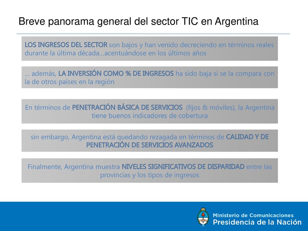 ! Breve panorama general del sector TIC en Argentina