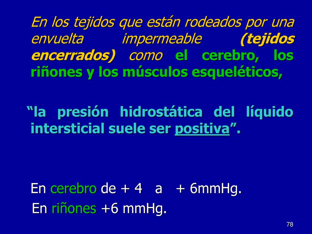 En los tejidos que están rodeados por una envuelta impermeable (tejidos encerrados) como el cerebro, los riñones y los músculos esqueléticos,