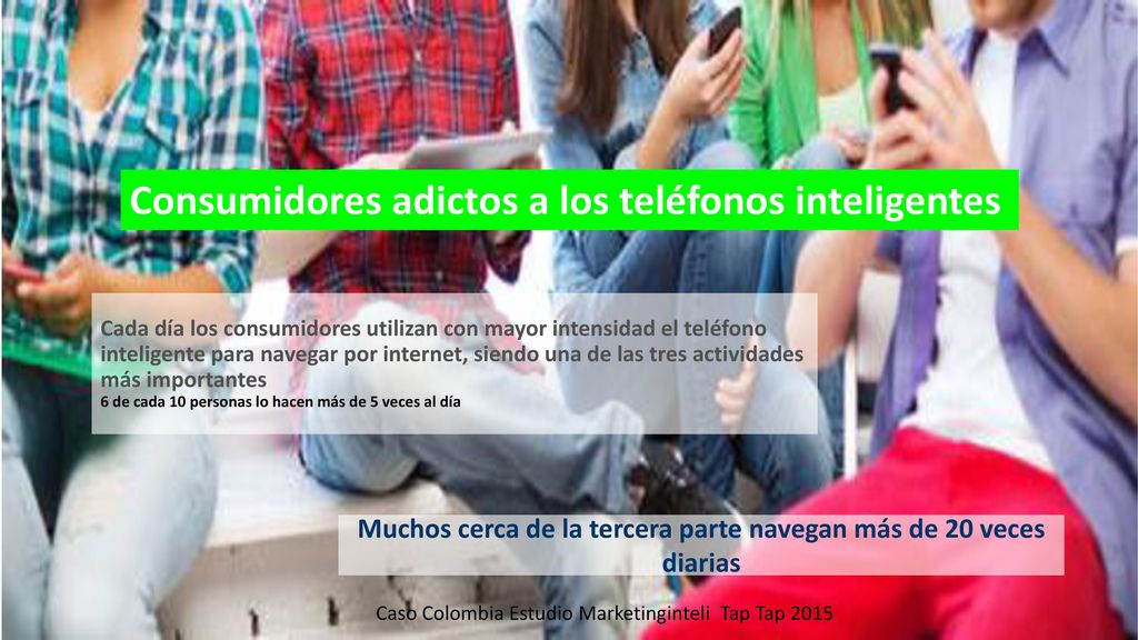Muchos cerca de la tercera parte navegan más de 20 veces diarias