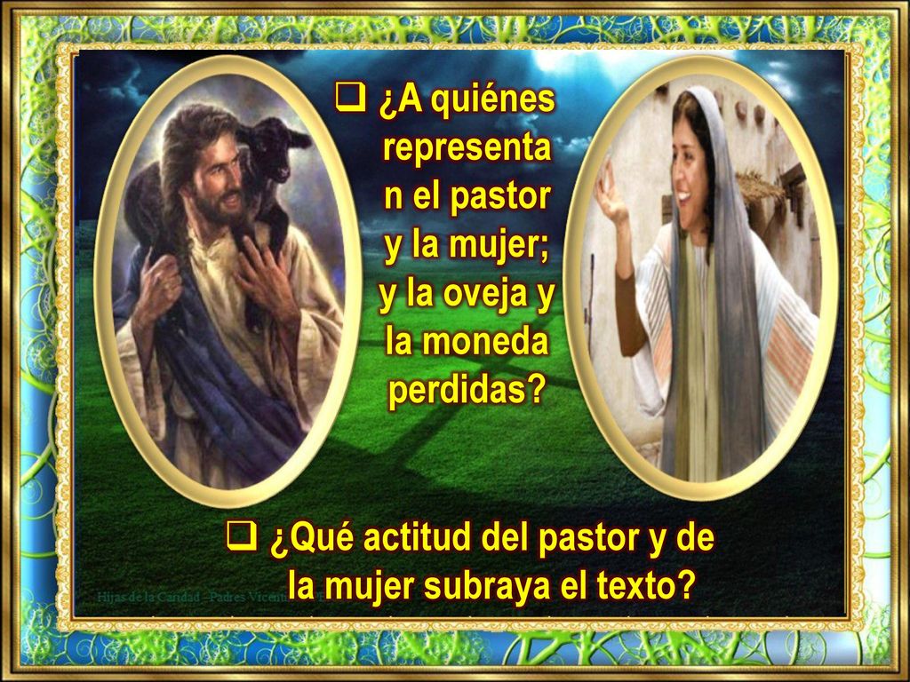 ¿Qué actitud del pastor y de la mujer subraya el texto