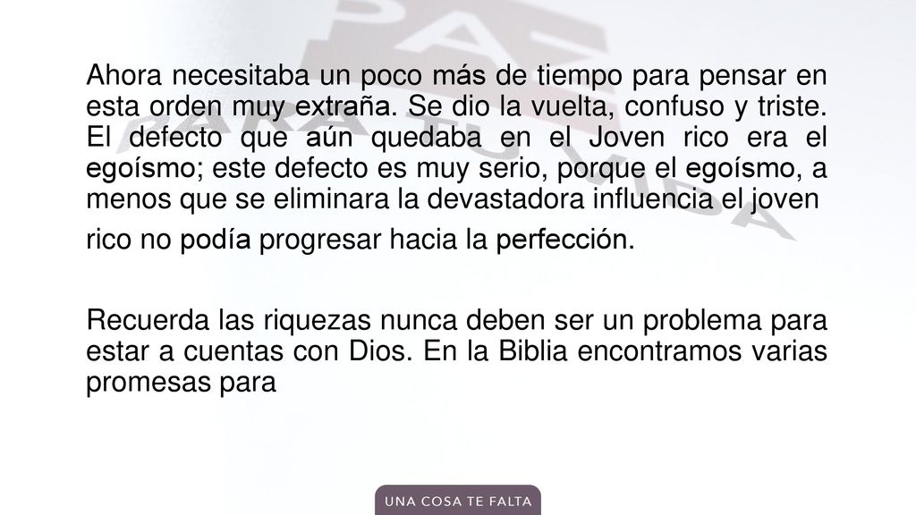 Ahora necesitaba un poco más de tiempo para pensar en esta orden muy extraña.