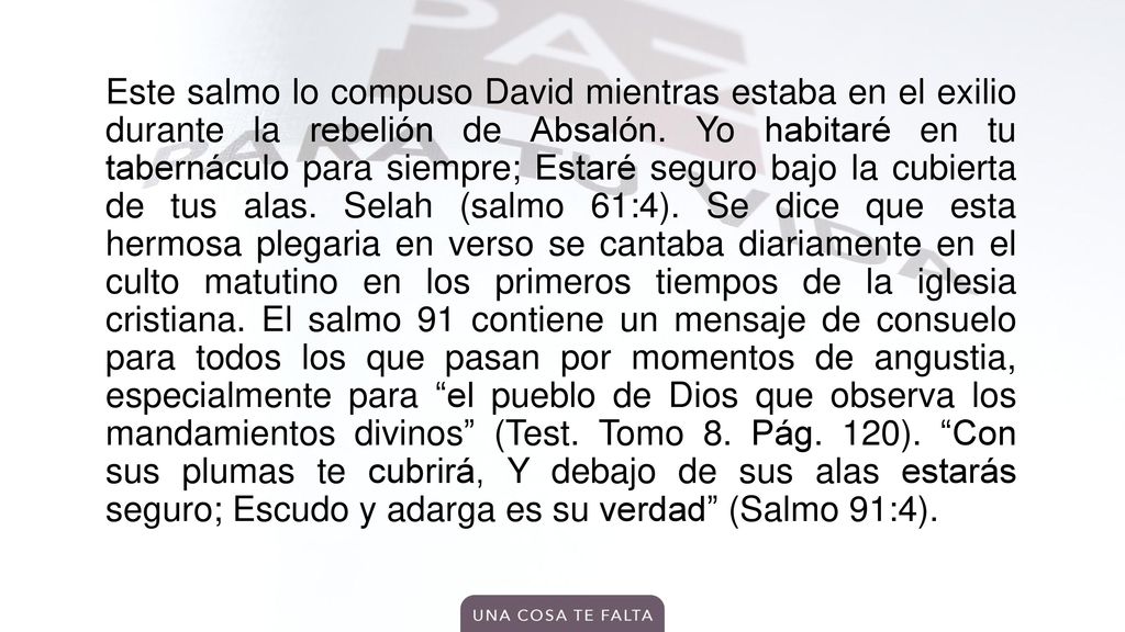 Este salmo lo compuso David mientras estaba en el exilio durante la rebelión de Absalón.