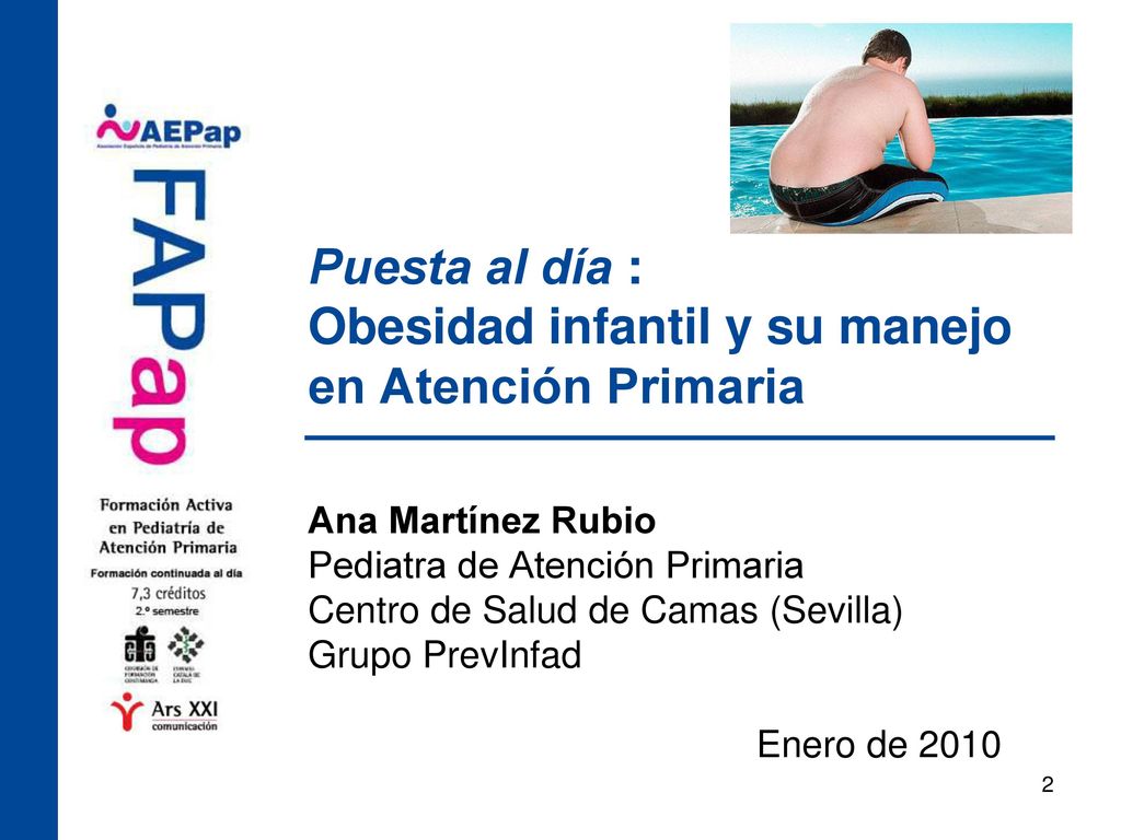 Puesta al día : Obesidad infantil y su manejo en Atención Primaria
