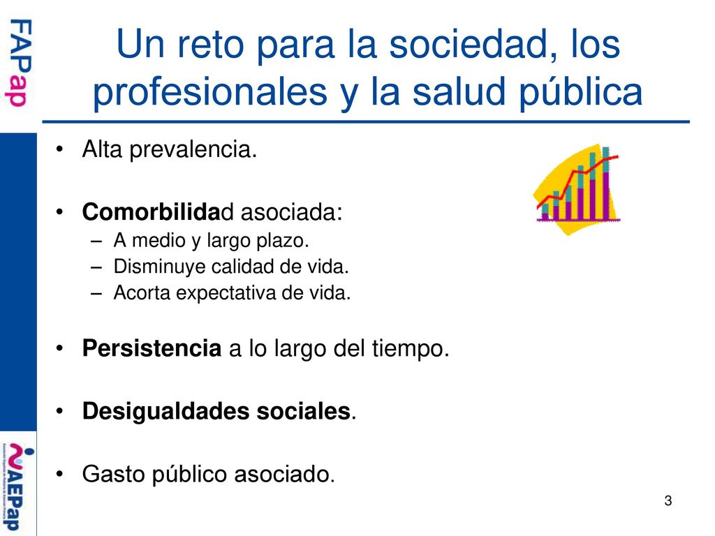 Un reto para la sociedad, los profesionales y la salud pública