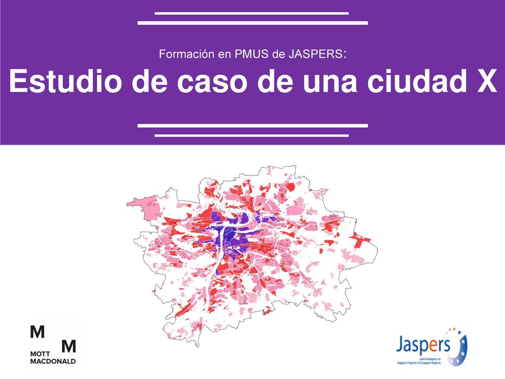 Formación en PMUS de JASPERS: Estudio de caso de una ciudad X