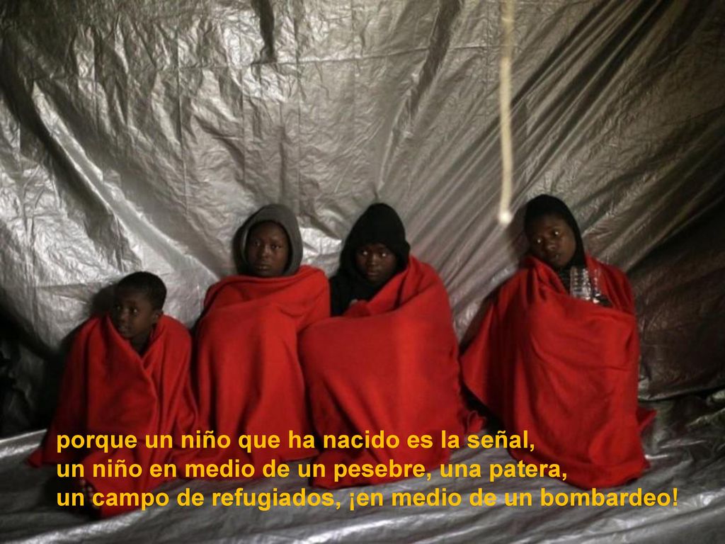 porque un niño que ha nacido es la señal,