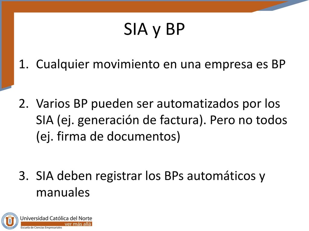 SIA y BP Cualquier movimiento en una empresa es BP