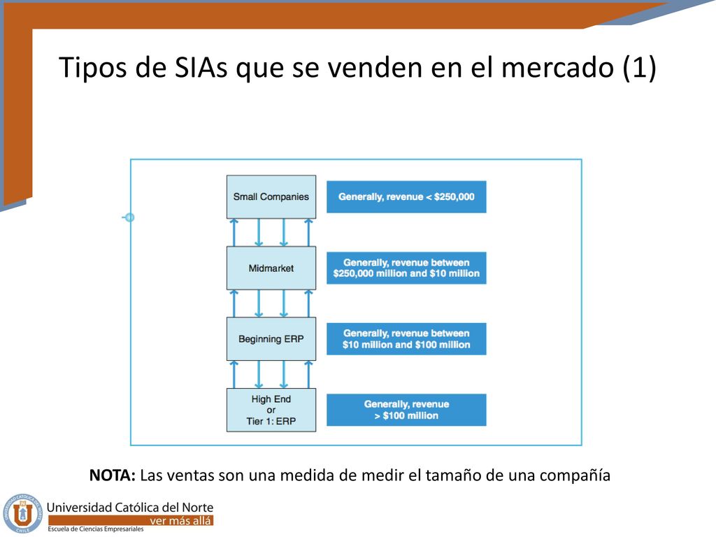 Tipos de SIAs que se venden en el mercado (1)