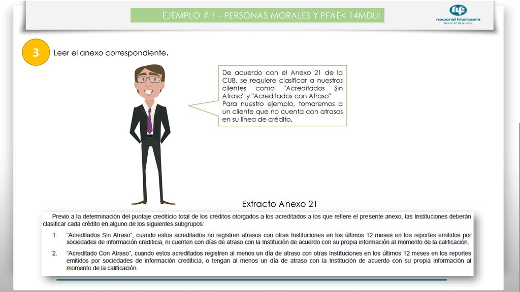 3 EJEMPLO # 1 - PERSONAS MORALES Y PFAE< 14MDU: Extracto Anexo 21