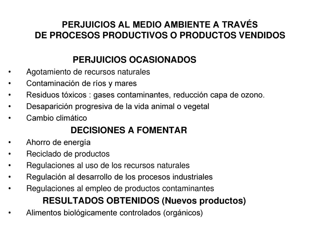RESULTADOS OBTENIDOS (Nuevos productos)