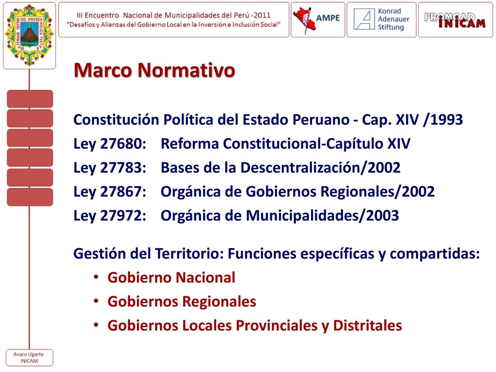Marco Normativo Constitución Política del Estado Peruano - Cap. XIV /1993. Ley 27680: Reforma Constitucional-Capítulo XIV.