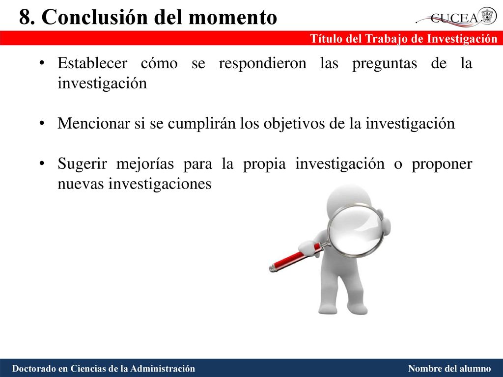 Doctorado en Ciencias de la Administración Nombre del alumno